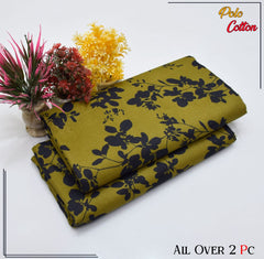 2 PC's Polo Cotton Suit (Unstitched) 16