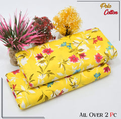 2 PC's Polo Cotton Suit (Unstitched) 04