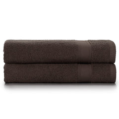Brown 100% Cotton Towel Set