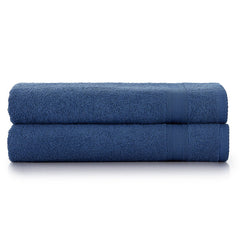 Navy Blue 100% Cotton Towel Set