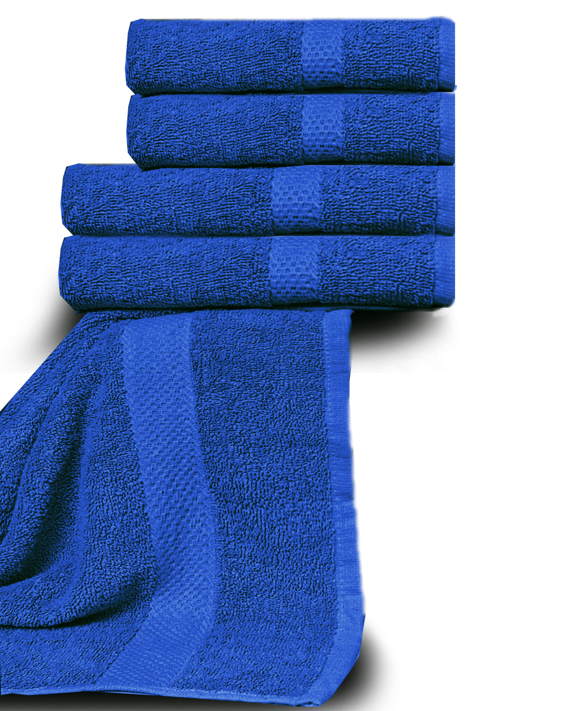 Royal Blue 100% Cotton Towel Set