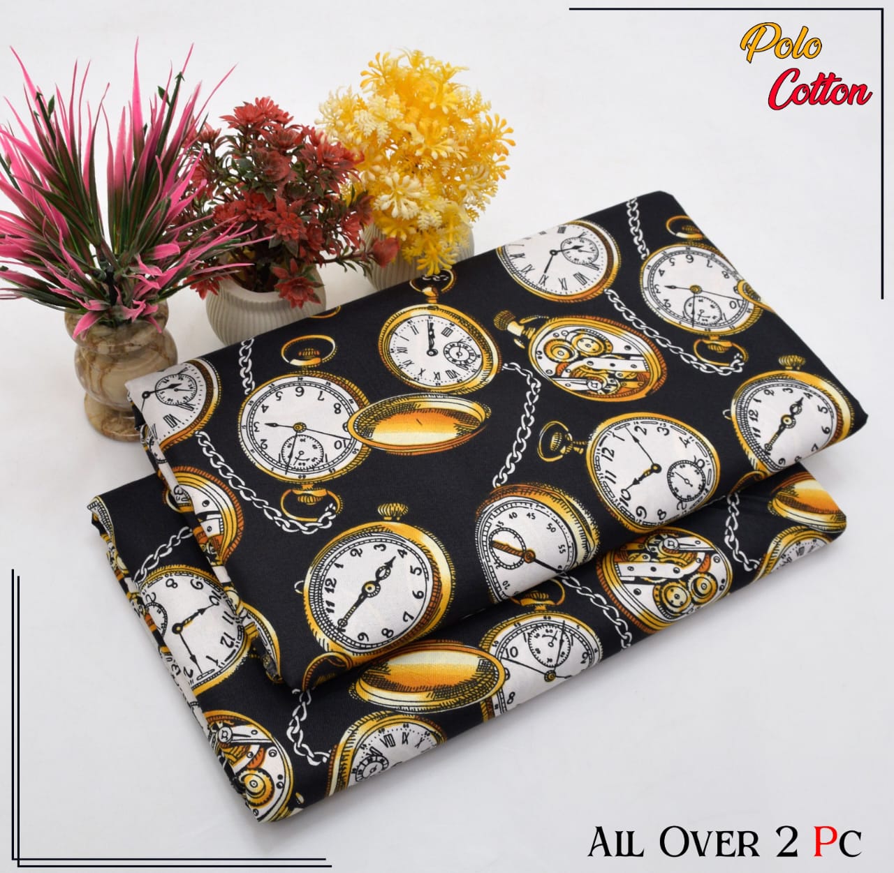 2 PC's Polo Cotton Suit (Unstitched) 13