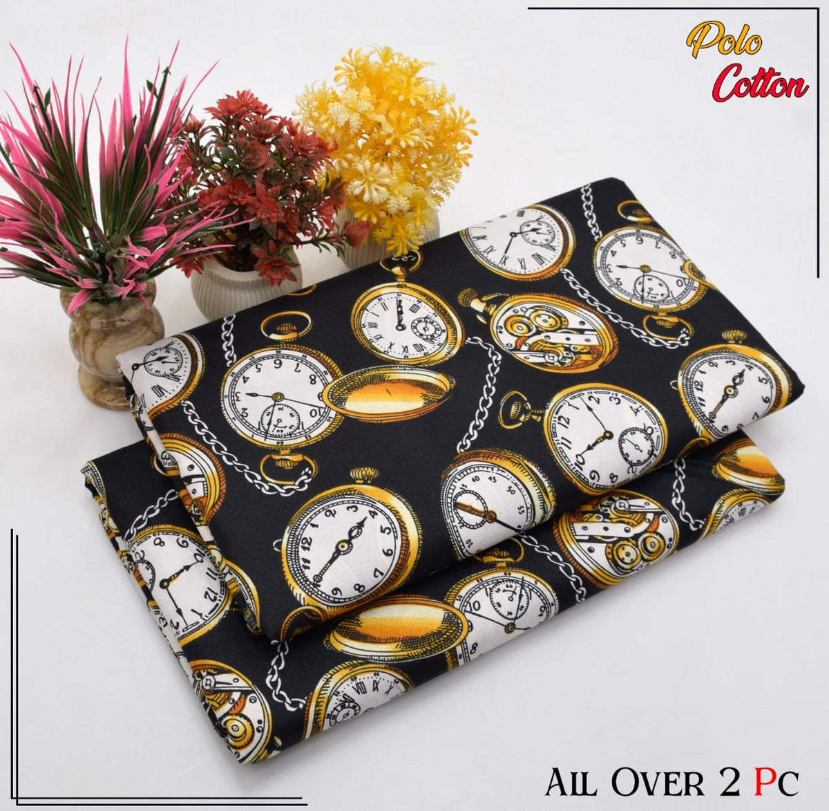 2 PC's Polo Cotton Suit (Unstitched) 13