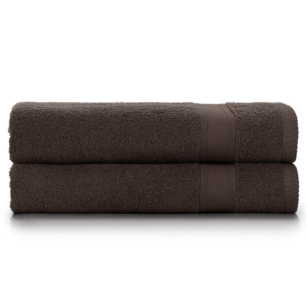Brown 100% Cotton Towel Set