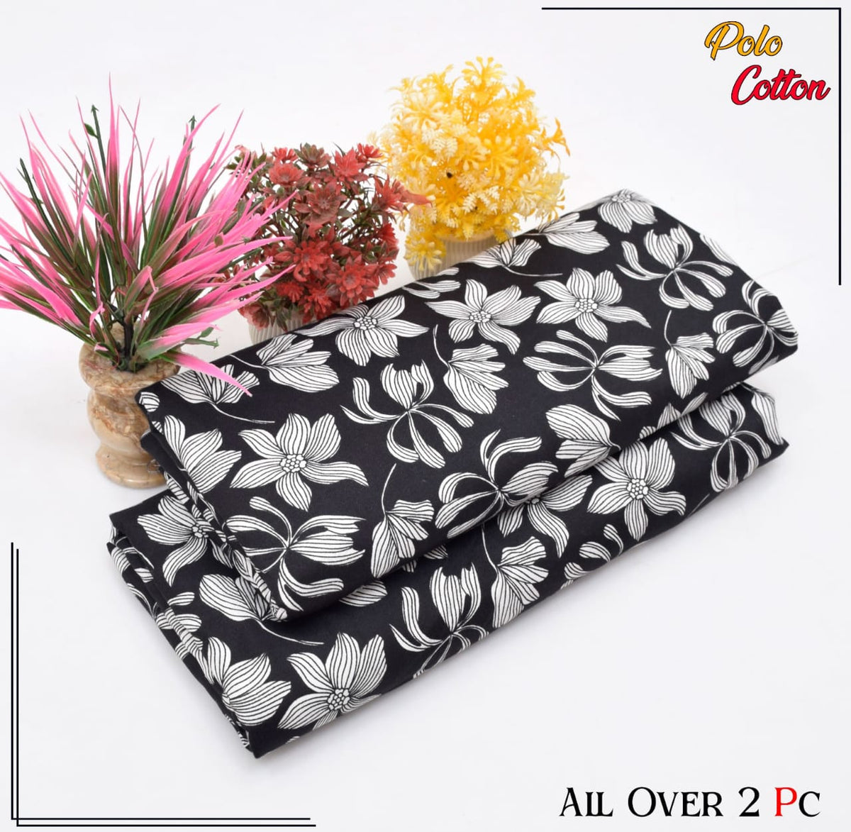 2 PC's Polo Cotton Suit (Unstitched) 18