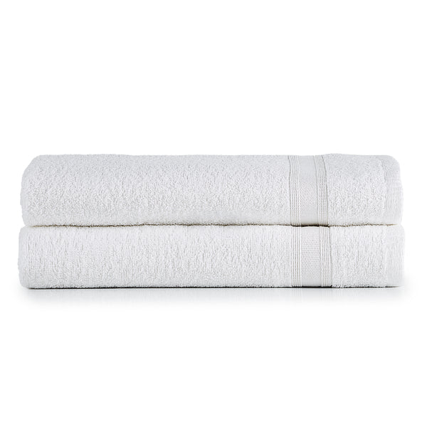 White 100% Cotton Towel Set