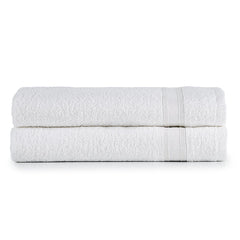 White 100% Cotton Towel Set