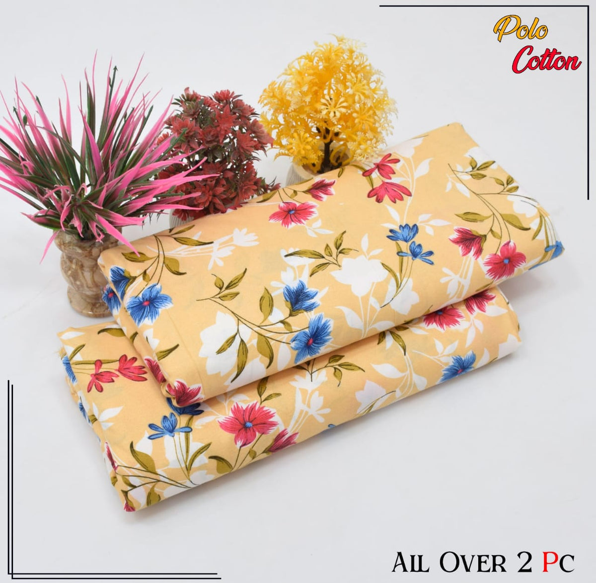 2 PC's Polo Cotton Suit (Unstitched) 01