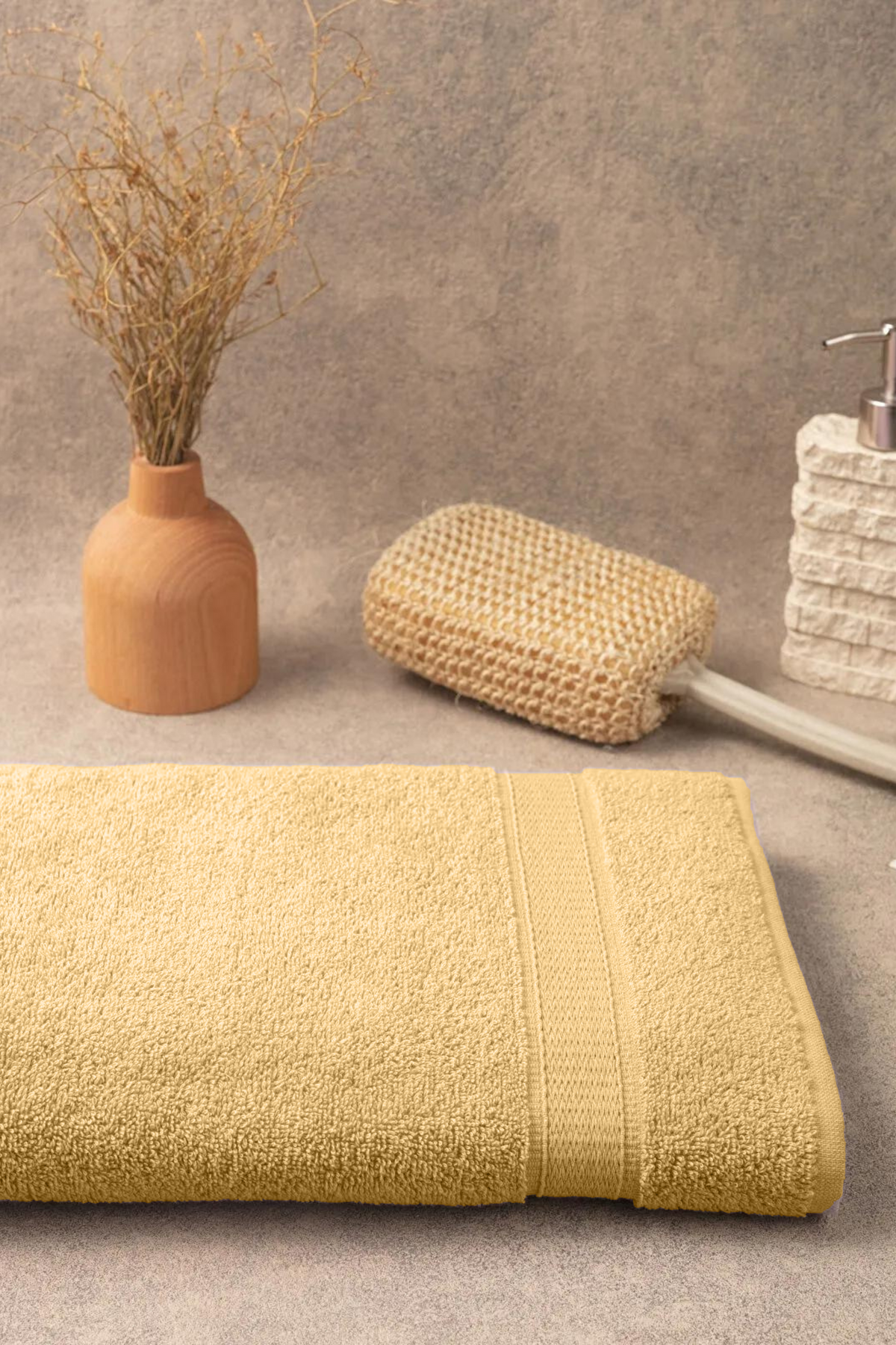 LUXURY (1-PCS) BATH SIZE TOWELS - lime